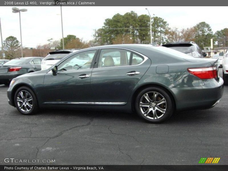 Verdigris Green Mica / Cashmere 2008 Lexus LS 460