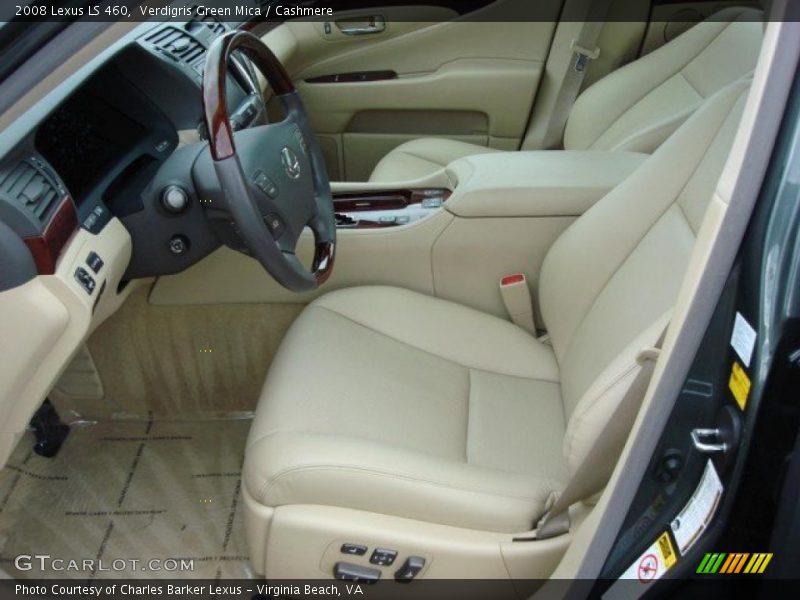 Verdigris Green Mica / Cashmere 2008 Lexus LS 460