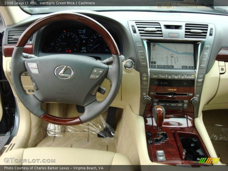 Verdigris Green Mica / Cashmere 2008 Lexus LS 460