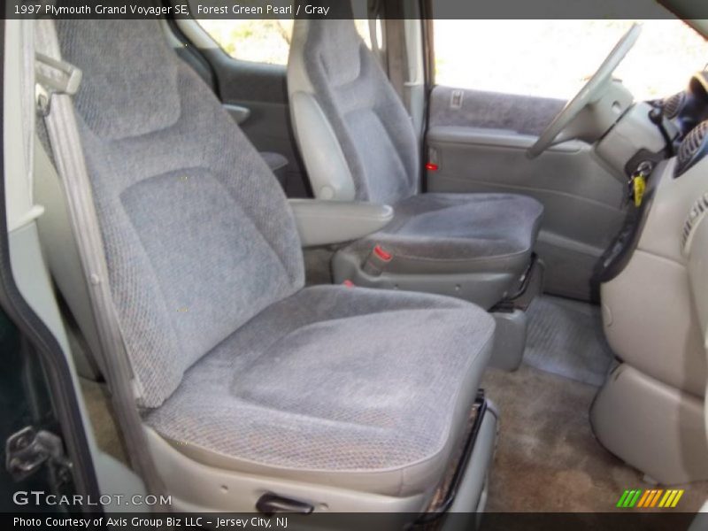 Forest Green Pearl / Gray 1997 Plymouth Grand Voyager SE