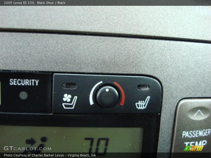 Black Onyx / Black 2005 Lexus ES 330