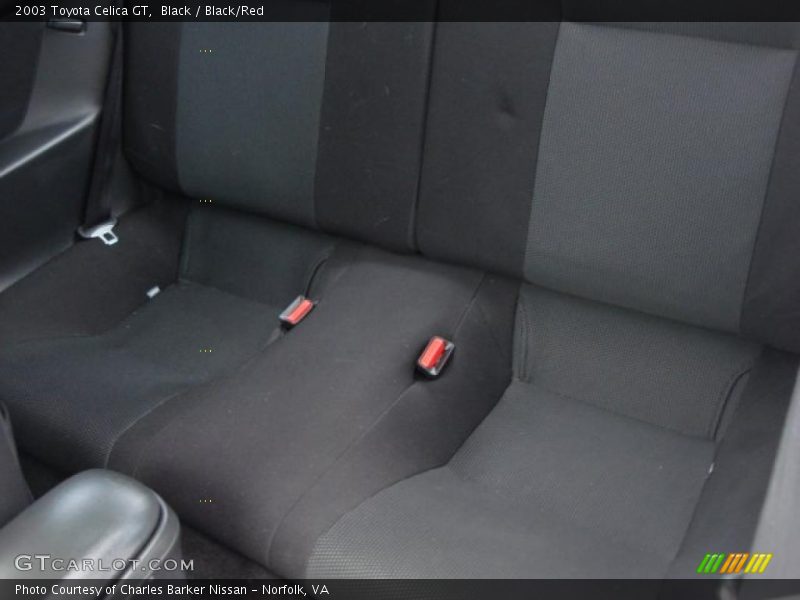 Black / Black/Red 2003 Toyota Celica GT