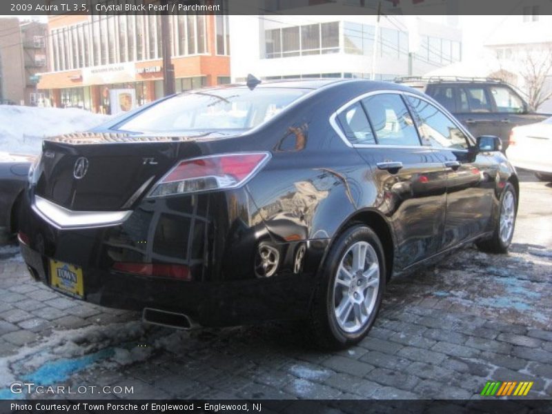 Crystal Black Pearl / Parchment 2009 Acura TL 3.5