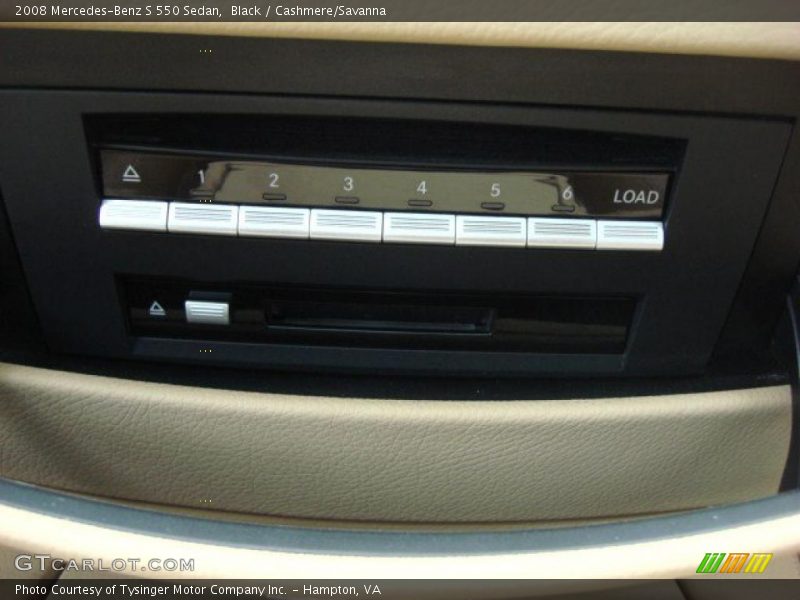 Black / Cashmere/Savanna 2008 Mercedes-Benz S 550 Sedan