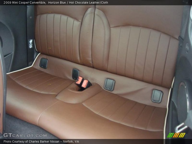  2009 Cooper Convertible Hot Chocolate Leather/Cloth Interior