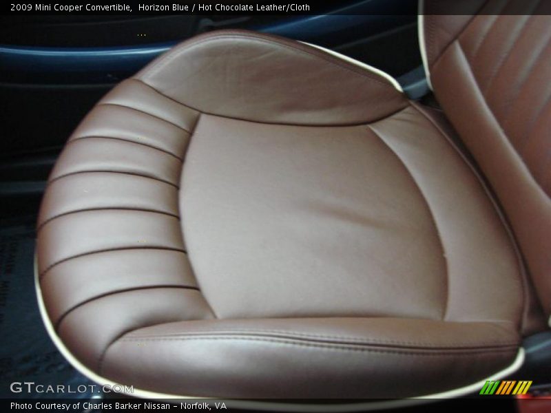  2009 Cooper Convertible Hot Chocolate Leather/Cloth Interior