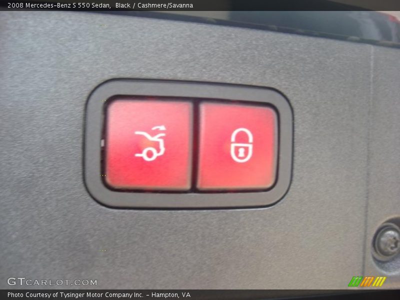 Black / Cashmere/Savanna 2008 Mercedes-Benz S 550 Sedan