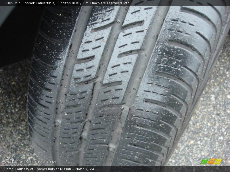 Horizon Blue / Hot Chocolate Leather/Cloth 2009 Mini Cooper Convertible