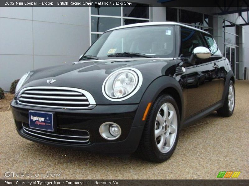 British Racing Green Metallic / Black/Grey 2009 Mini Cooper Hardtop