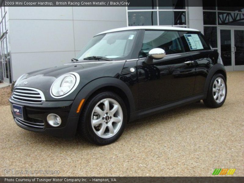 British Racing Green Metallic / Black/Grey 2009 Mini Cooper Hardtop