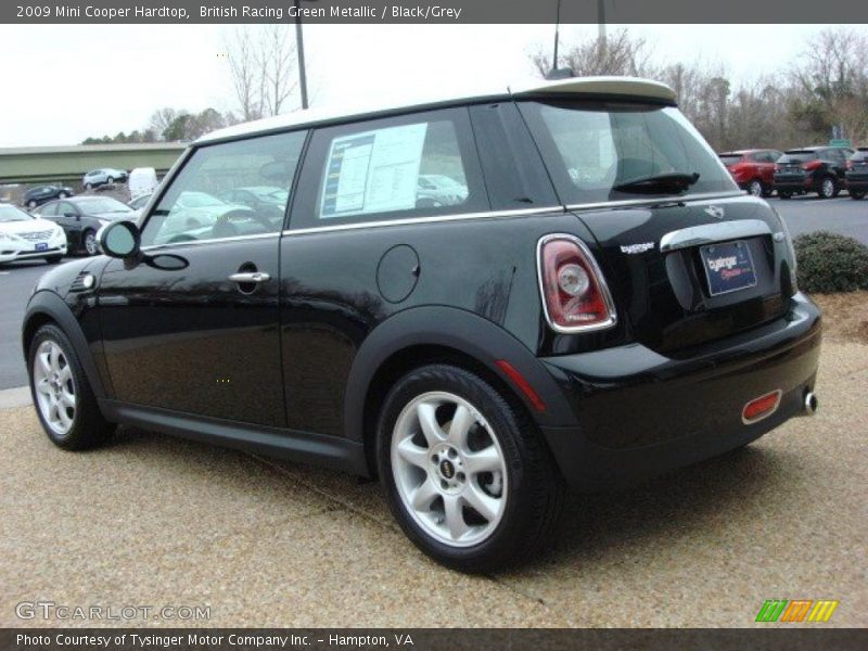 British Racing Green Metallic / Black/Grey 2009 Mini Cooper Hardtop