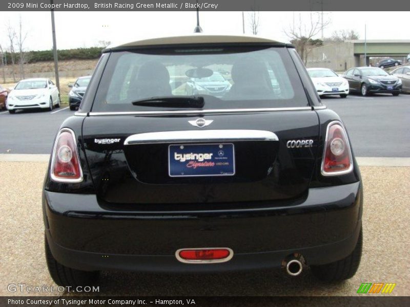 British Racing Green Metallic / Black/Grey 2009 Mini Cooper Hardtop