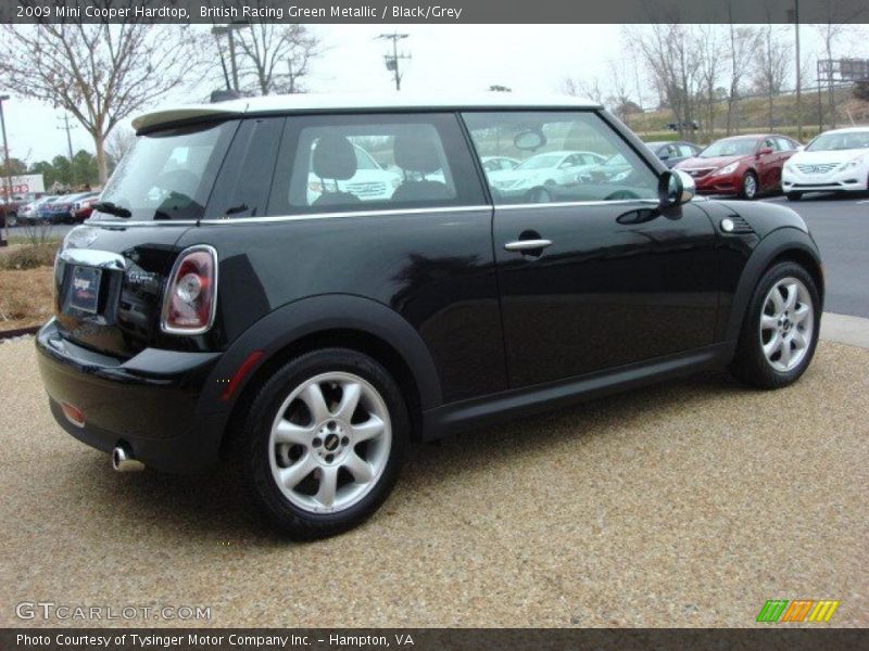 British Racing Green Metallic / Black/Grey 2009 Mini Cooper Hardtop
