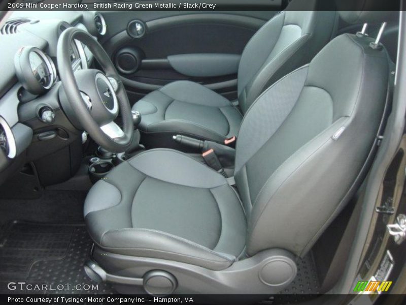  2009 Cooper Hardtop Black/Grey Interior