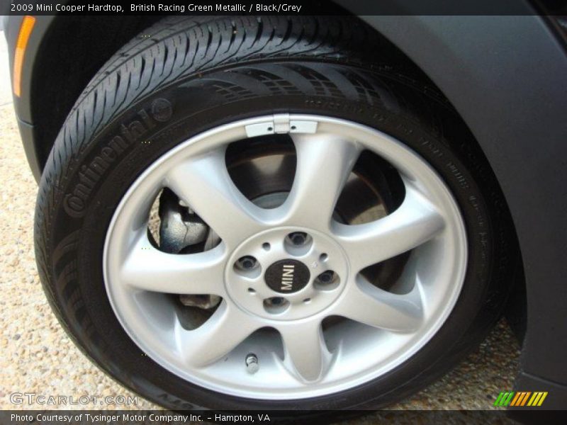 British Racing Green Metallic / Black/Grey 2009 Mini Cooper Hardtop
