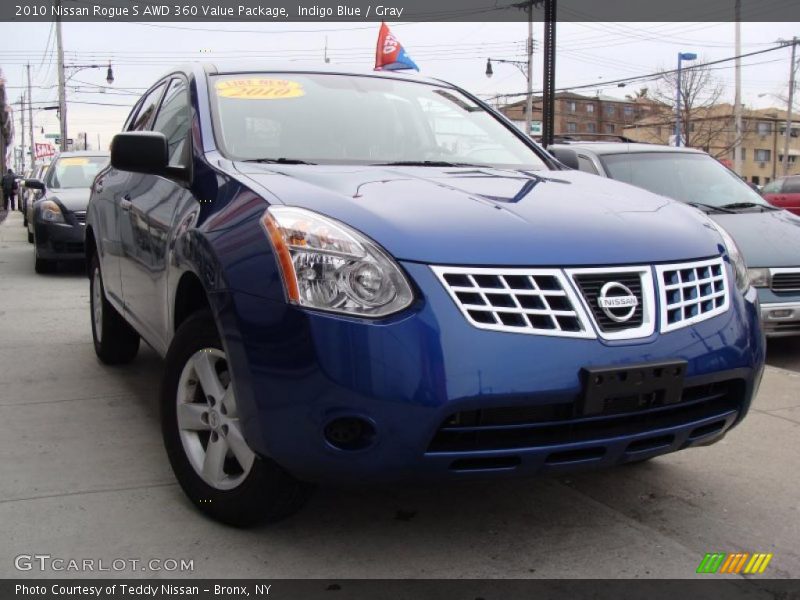 Indigo Blue / Gray 2010 Nissan Rogue S AWD 360 Value Package