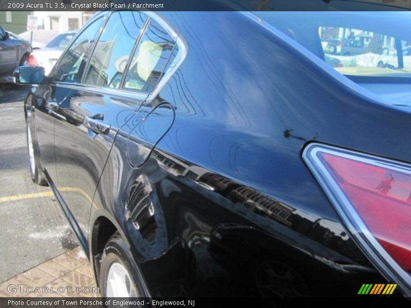 Crystal Black Pearl / Parchment 2009 Acura TL 3.5