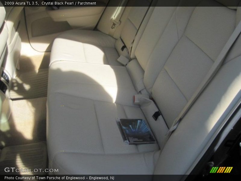 Crystal Black Pearl / Parchment 2009 Acura TL 3.5