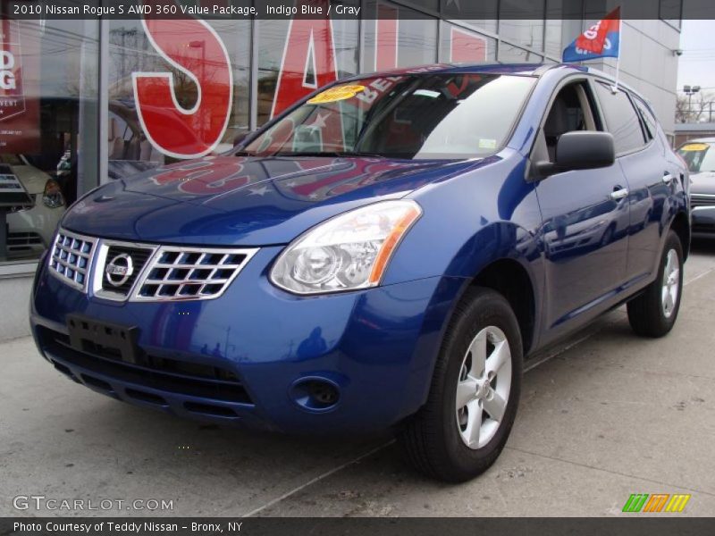 Indigo Blue / Gray 2010 Nissan Rogue S AWD 360 Value Package