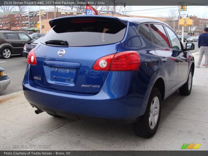 Indigo Blue / Gray 2010 Nissan Rogue S AWD 360 Value Package