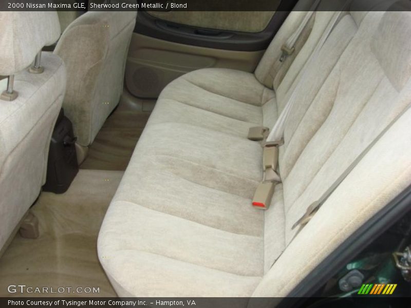 Sherwood Green Metallic / Blond 2000 Nissan Maxima GLE