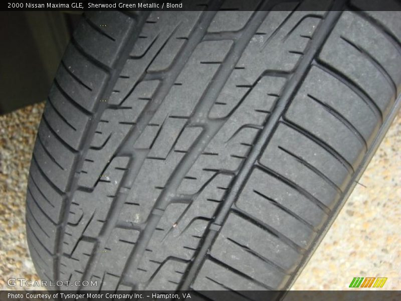 Sherwood Green Metallic / Blond 2000 Nissan Maxima GLE