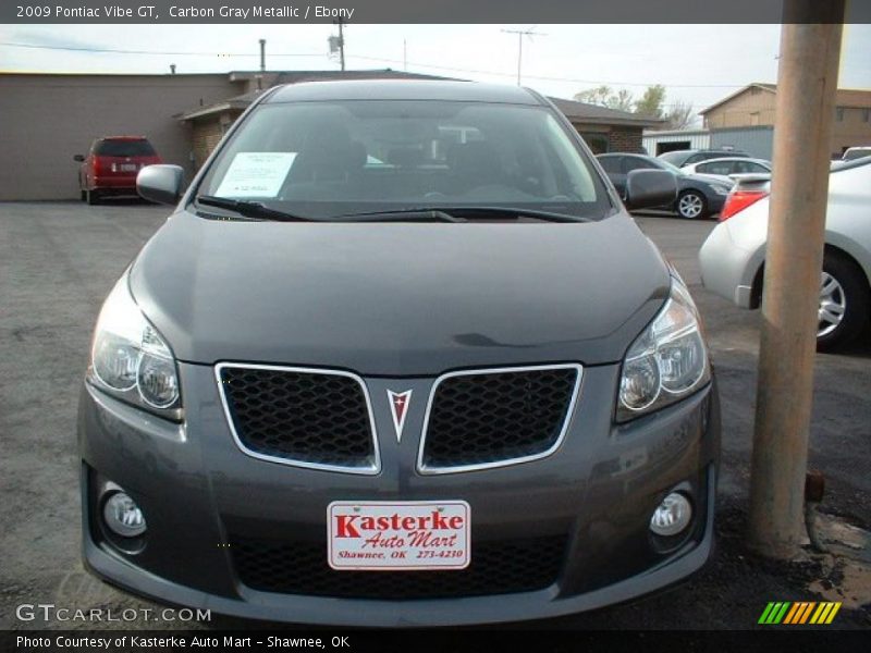 Carbon Gray Metallic / Ebony 2009 Pontiac Vibe GT
