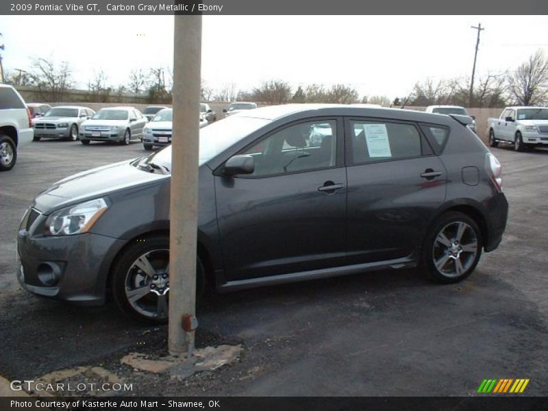 Carbon Gray Metallic / Ebony 2009 Pontiac Vibe GT