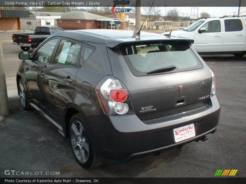 Carbon Gray Metallic / Ebony 2009 Pontiac Vibe GT