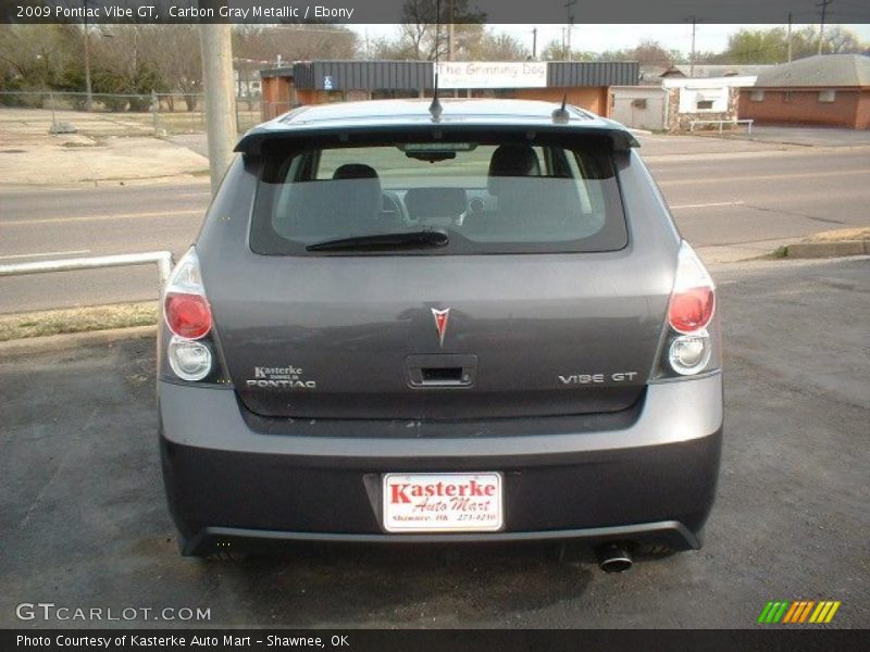 Carbon Gray Metallic / Ebony 2009 Pontiac Vibe GT