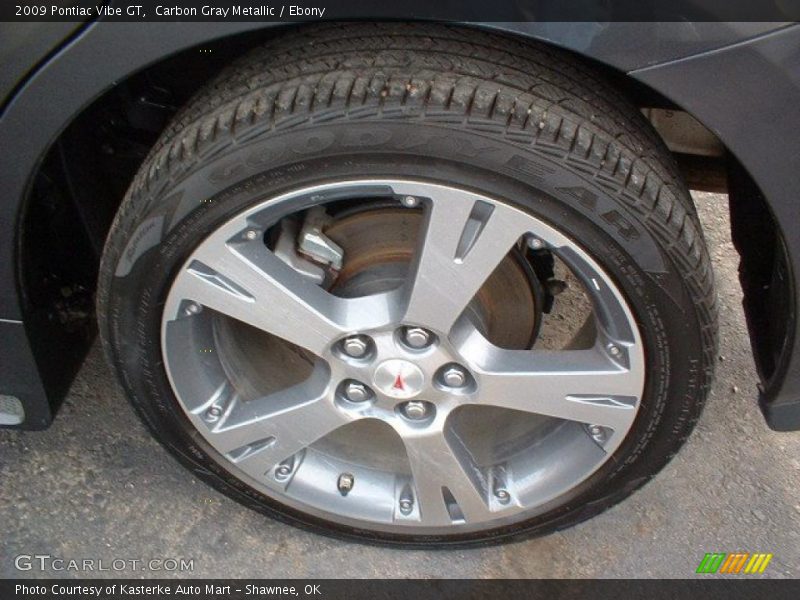 Carbon Gray Metallic / Ebony 2009 Pontiac Vibe GT