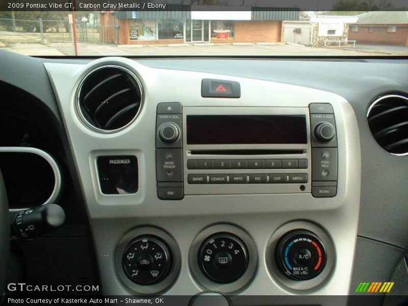 Carbon Gray Metallic / Ebony 2009 Pontiac Vibe GT