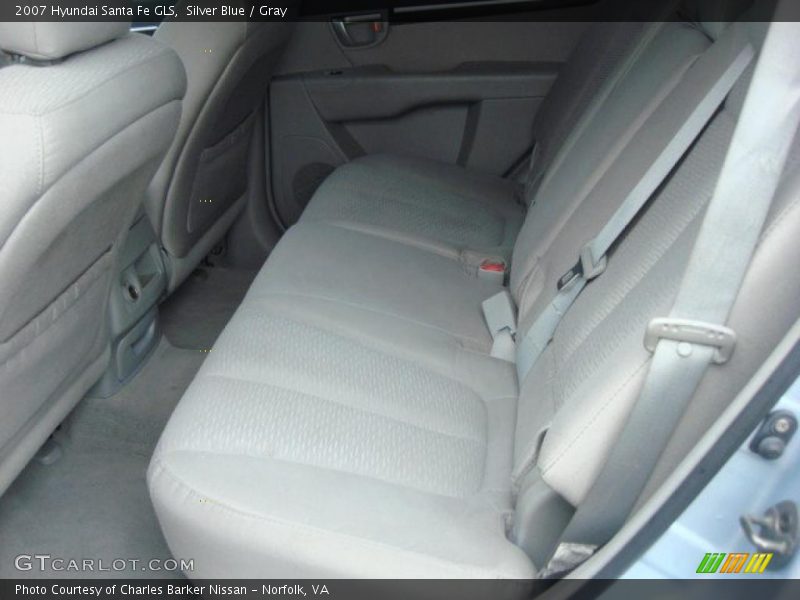Silver Blue / Gray 2007 Hyundai Santa Fe GLS