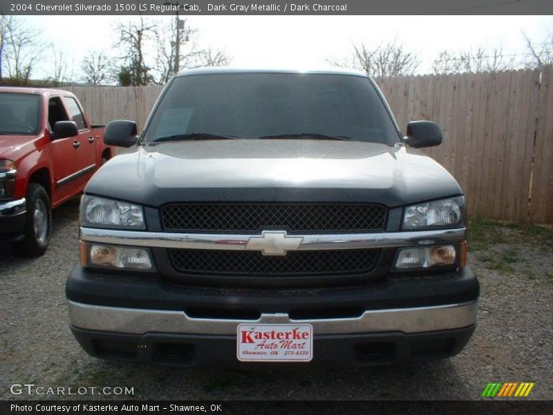 Dark Gray Metallic / Dark Charcoal 2004 Chevrolet Silverado 1500 LS Regular Cab