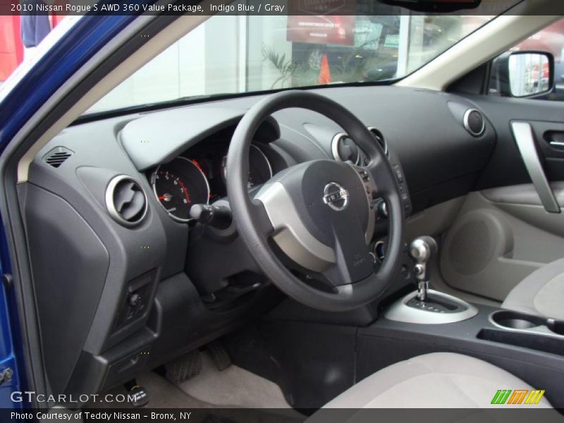 Indigo Blue / Gray 2010 Nissan Rogue S AWD 360 Value Package