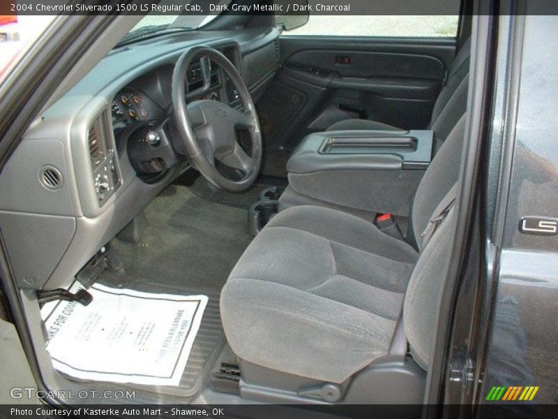 Dark Gray Metallic / Dark Charcoal 2004 Chevrolet Silverado 1500 LS Regular Cab