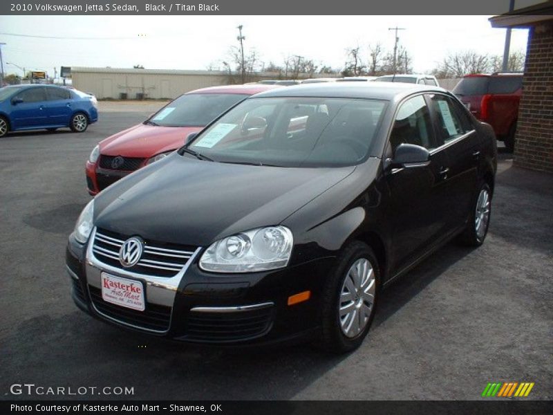 Black / Titan Black 2010 Volkswagen Jetta S Sedan