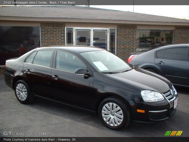 Black / Titan Black 2010 Volkswagen Jetta S Sedan