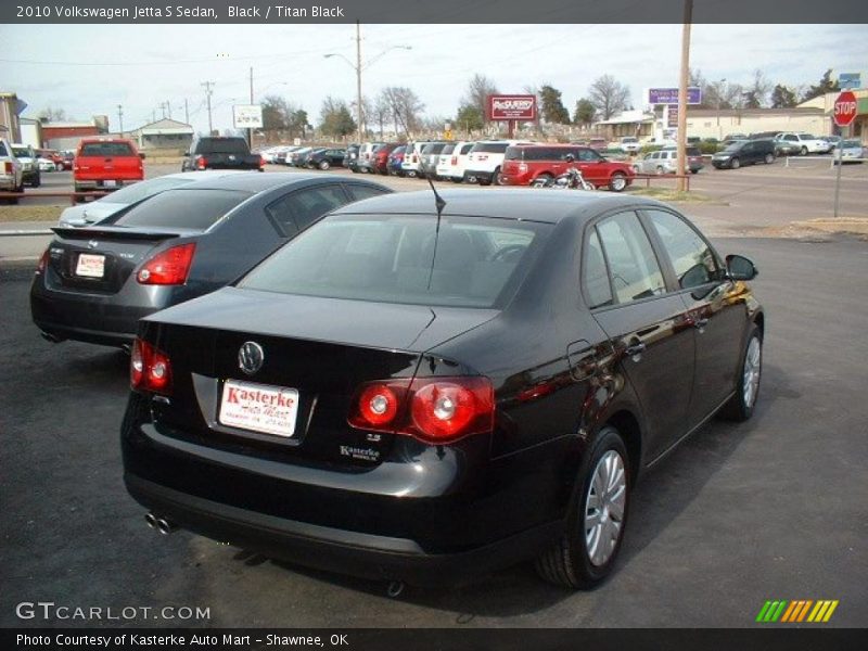 Black / Titan Black 2010 Volkswagen Jetta S Sedan