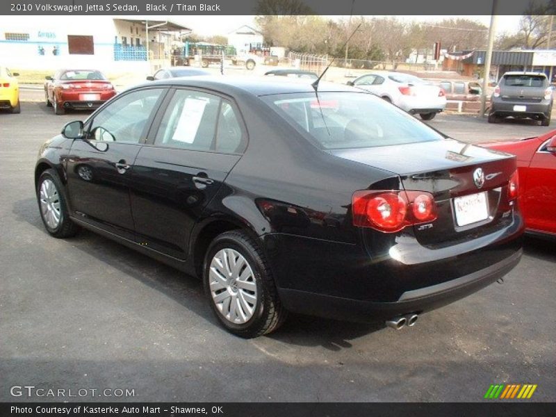 Black / Titan Black 2010 Volkswagen Jetta S Sedan