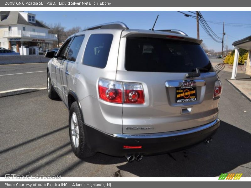 Liquid Silver Metallic / Ebony 2008 GMC Acadia SLT AWD