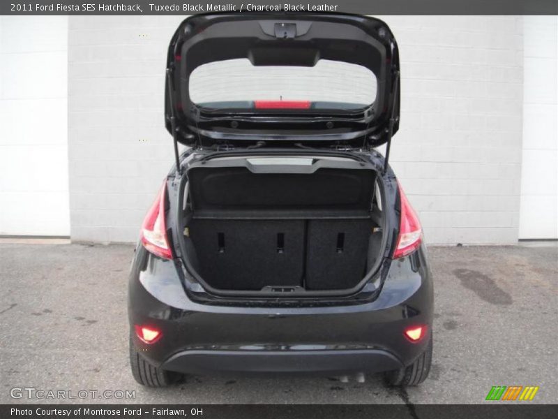Tuxedo Black Metallic / Charcoal Black Leather 2011 Ford Fiesta SES Hatchback