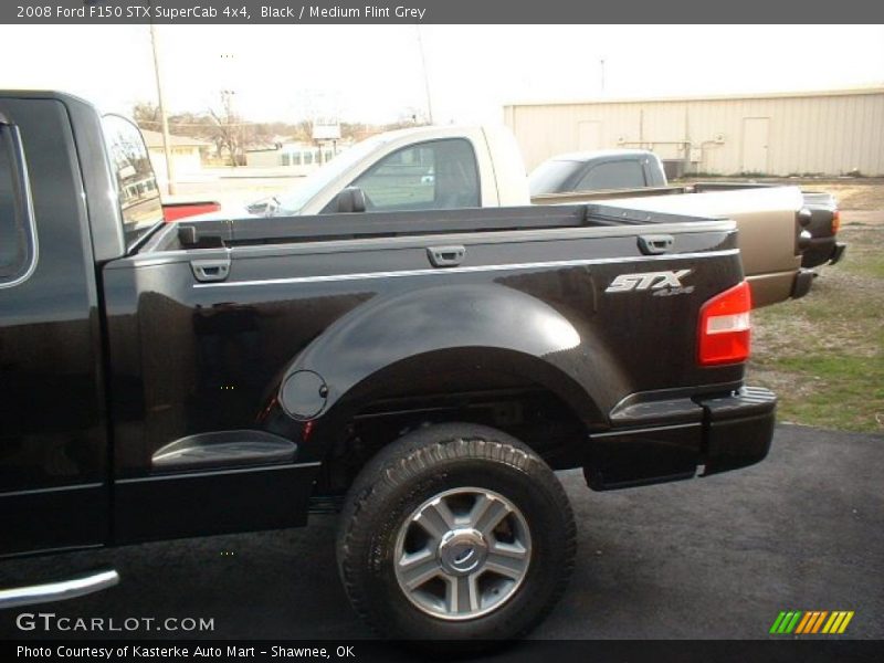Black / Medium Flint Grey 2008 Ford F150 STX SuperCab 4x4