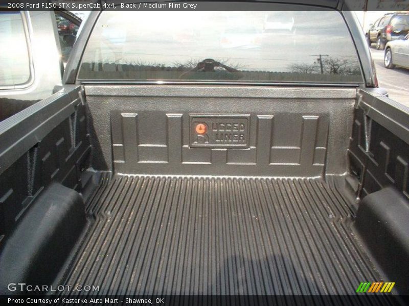 Black / Medium Flint Grey 2008 Ford F150 STX SuperCab 4x4