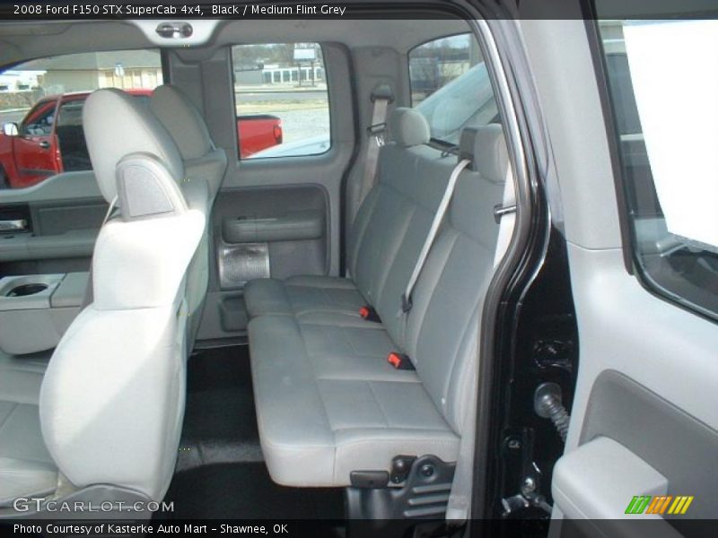 Black / Medium Flint Grey 2008 Ford F150 STX SuperCab 4x4