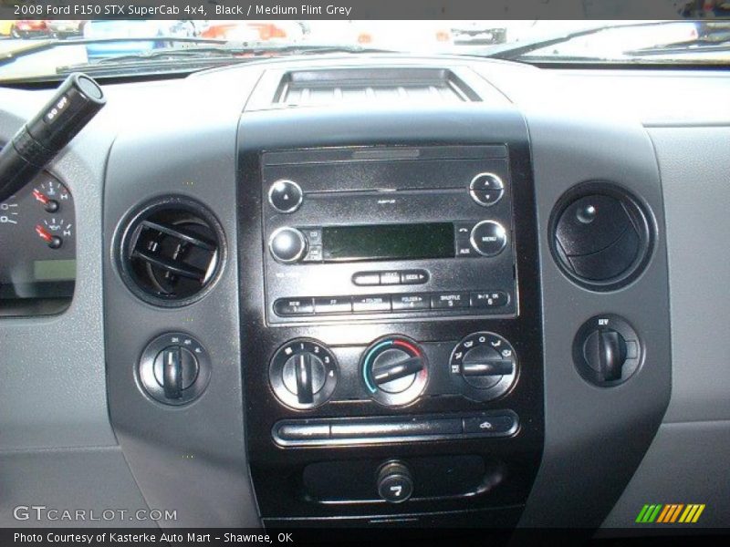 Black / Medium Flint Grey 2008 Ford F150 STX SuperCab 4x4