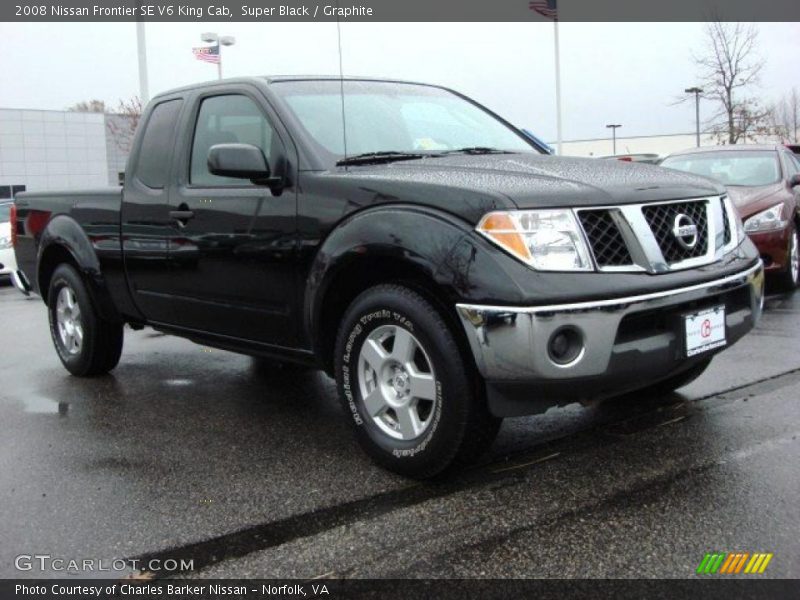 Super Black / Graphite 2008 Nissan Frontier SE V6 King Cab