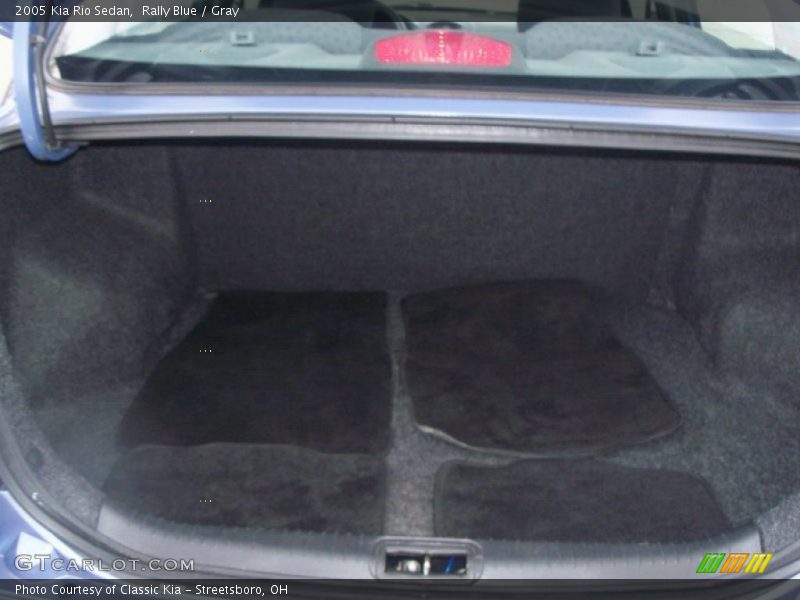 Rally Blue / Gray 2005 Kia Rio Sedan