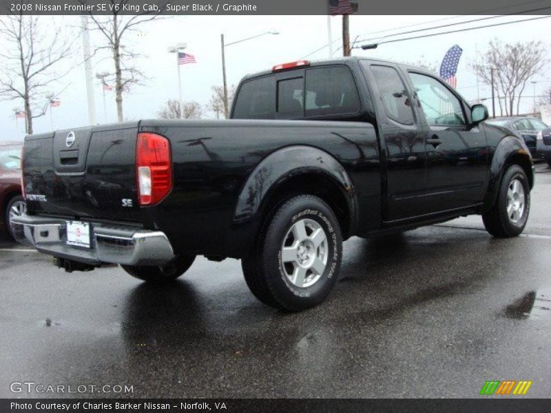 Super Black / Graphite 2008 Nissan Frontier SE V6 King Cab