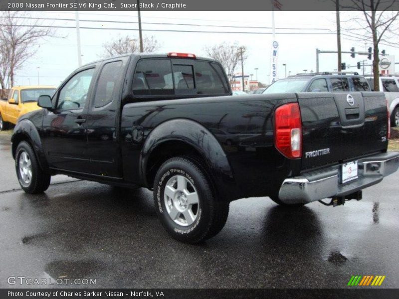 Super Black / Graphite 2008 Nissan Frontier SE V6 King Cab
